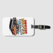 Jesus Take the Wheel Muscle Car Bagagelabel (Voorkant (horizontaal))