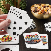 Jesus Take the Wheel  Muscle Car Pokerkaarten (Insitu)