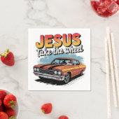 Jesus Take the Wheel Muscle Car Servet (Insitu)