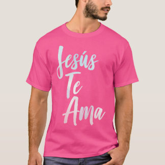 Jesus Te Ama Christelijke Bijbel T-shirt