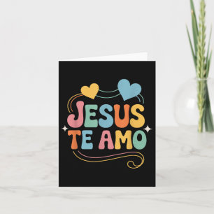 Jesus Te Ama Spaans Inspirerend Liefdevol Quote Kaart