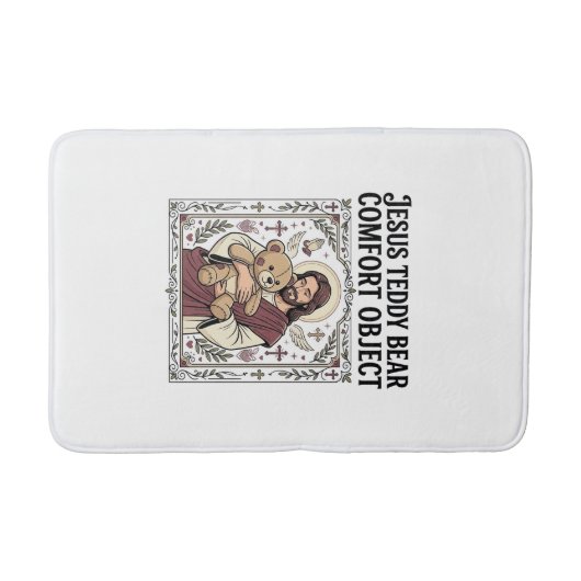 Jesus Teddybeer Troostobject Jezus Teddybeer C Badmat (Voorkant)