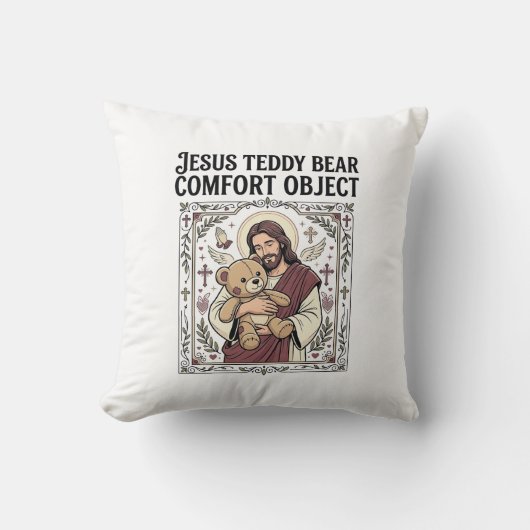 Jesus Teddybeer Troostobject Jezus Teddybeer C Kussen (Voorkant)
