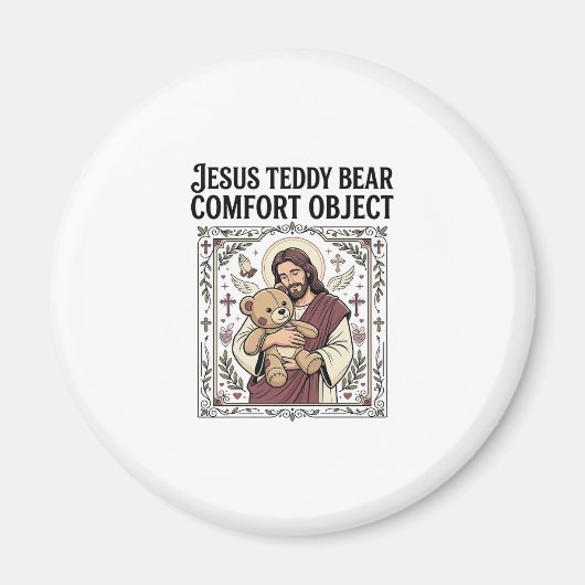 Jesus Teddybeer Troostobject Jezus Teddybeer C Magneet (Voorkant)