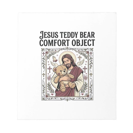 Jesus Teddybeer Troostobject Jezus Teddybeer C Notitieblok (Voorkant)