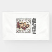 Jesus Teddybeer Troostobject Jezus Teddybeer C Spandoek (Horizontaal)