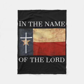 Jesus Texas Christelijk  Fleece Deken
