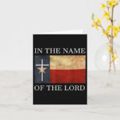 Jesus Texas Christelijk Kaart (Gele Bloem)