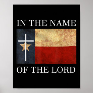 Jesus Texas Christelijk Poster