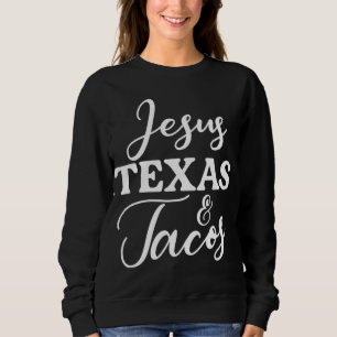 Jesus Texas en Tacos Funny Food Cinco Mayo Christu Trui