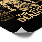 Jesus The Deadlifter Christian Fitness Poster (Hoek)