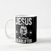 Jesus The Deadlifter Funny Christian Gym Pun  Koffiemok (Links)