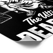 Jesus The Deadlifter Funny Christian Gym Pun  Poster (Hoek)