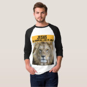 JESUS THE ROARING LION OF JUDAH, REV 5:5 T-SHIRTs (Voorkant volledig)