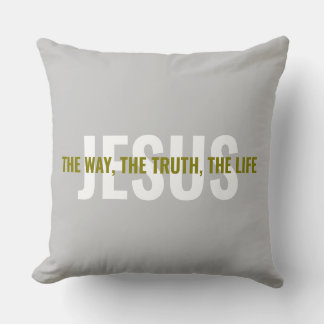 Jesus: The Way, The Truth, And The Life Kussen
