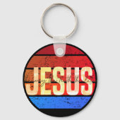 Jesus, the way the truth and the life sunset sleutelhanger (Voorkant)