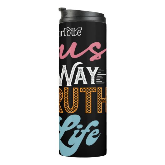 Jesus The Way The Truth And The Life Thermosbeker (Geroteerd rechts)