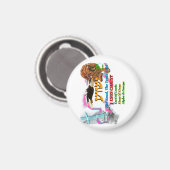 Jesus The Way ,The Truth. Life! Lion Of Judah Magneet (Voorkant / Achterkant)