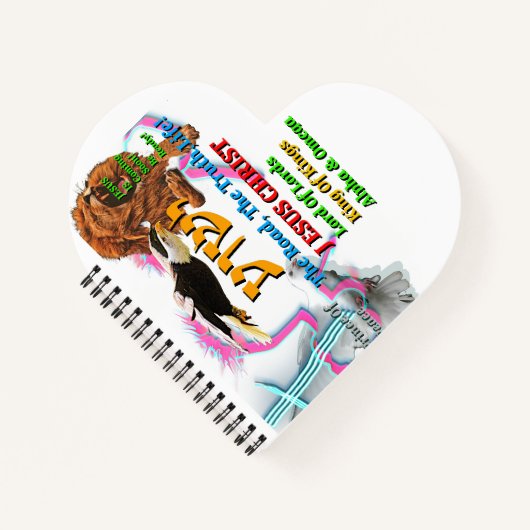 Jesus The Way ,The Truth. Life! Lion Of Judah Notitieboek (Voorkant)