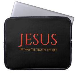 Jesus The Way The Truth The Life  Laptop Sleeve