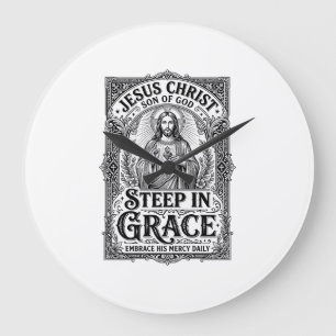 Jesus Thee Liefhebber Grafische T-shirt Christelij Grote Klok