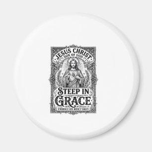 Jesus Thee Liefhebber Grafische T-shirt Christelij Magneet