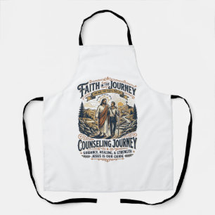 Jesus Therapie Vriendelijk Christelijk Vintage T-s Schort