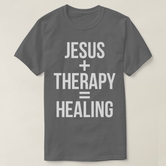 Jesus Therapy Healing Premium T-shirt (Design voorkant)
