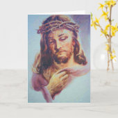 Jesus thorn Wenskaart Kaart (Gele Bloem)