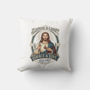 Jesus Thrift Store Vintage Jacht Grafische T-shirt Kussen