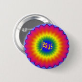 Jesus Tie Dye Button (Voorkant /achterkant)