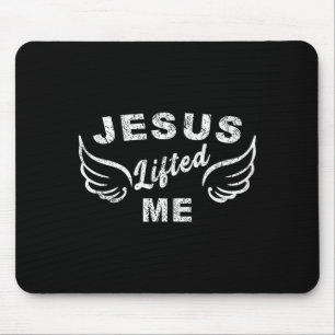 Jesus Tilde Me - Christelijk Geloofsgebaseerd Edgy Muismat