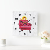 Jesus Time Vierkante Klok (Huis)