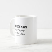 Jesus Took Naps Koffiemok (Voorkant links)