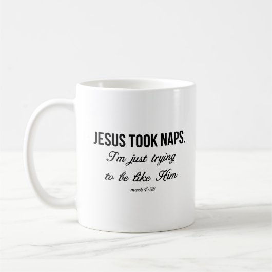 Jesus Took Naps Koffiemok (Links)