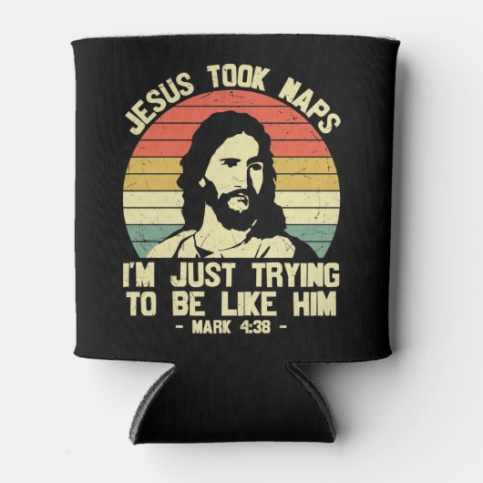 Jesus Took Naps Mark 438 Blikjeskoeler (Voorkant)