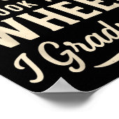 Jesus Took The Wheel I Graduated Christian Graduat Poster (Hoek)
