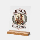 Jesus Toolbox Van Genade Jesus Toolbox Genade Chri Acryl Bord (Hoek)