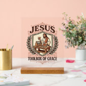 Jesus Toolbox Van Genade Jesus Toolbox Genade Chri Acryl Bord (Huwelijk)