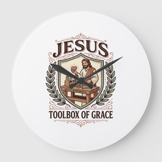 Jesus Toolbox Van Genade Jesus Toolbox Genade Chri Grote Klok (Voorkant)