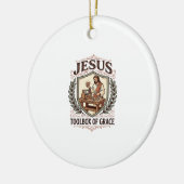 Jesus Toolbox Van Genade Jesus Toolbox Genade Chri Keramisch Ornament (Links)
