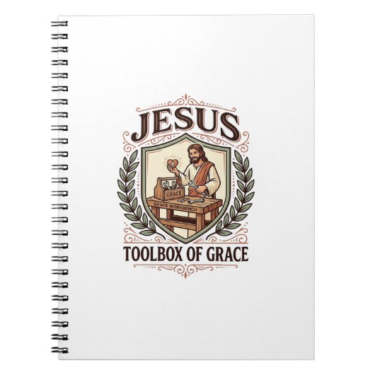 Jesus Toolbox Van Genade Jesus Toolbox Genade Chri Notitieboek (Voorkant)