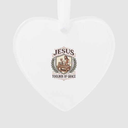 Jesus Toolbox Van Genade Jesus Toolbox Genade Chri Ornament (voorkant)