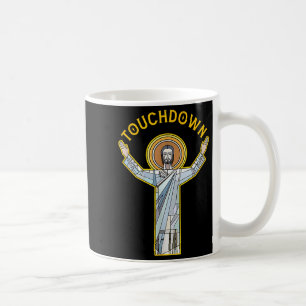Jesus Touchdown Leuk Christelijk Geloof Grappige S Koffiemok