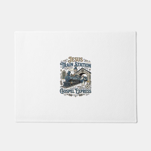Jesus Treinstation Gospel Express Jesus Treinstati Deurmat (Voorkant)