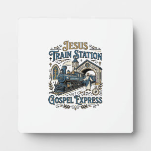 Jesus Treinstation Gospel Express Jesus Treinstati Fotoplaat