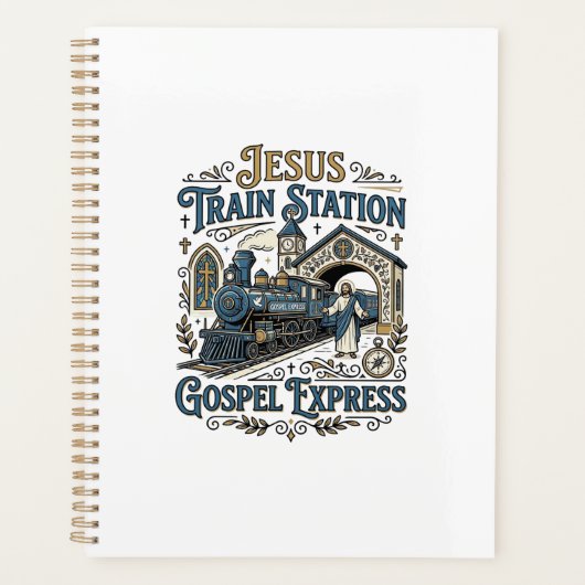 Jesus Treinstation Gospel Express Jesus Treinstati Planner (Voorkant)