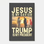 Jesus Trump - Jezus is mijn Heer Heiland Post-it® Notes (Voorkant)