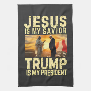 Jesus Trump - Jezus Is Mijn Heer Heiland Theedoek