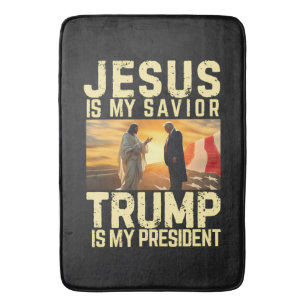 Jesus Trump - Jezus is mijn Heer Verlosser Badmat